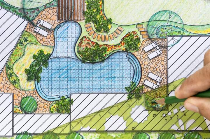 Création jardin Groslay